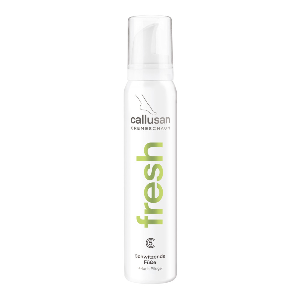 Callusan cremige Fuß- und Beinschäume 125 ml Karton-Display 12 Stück