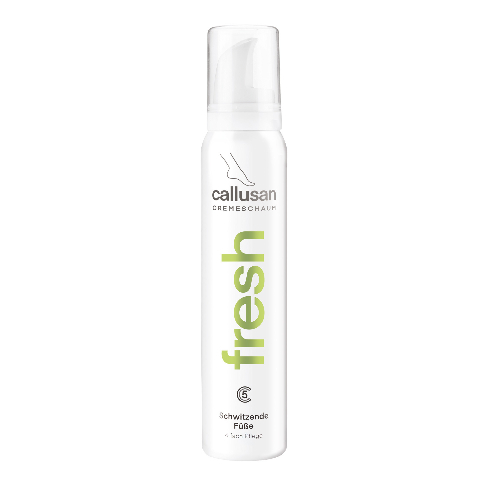 Callusan cremige Fuß- und Beinschäume 125 ml Karton-Display 12 Stück