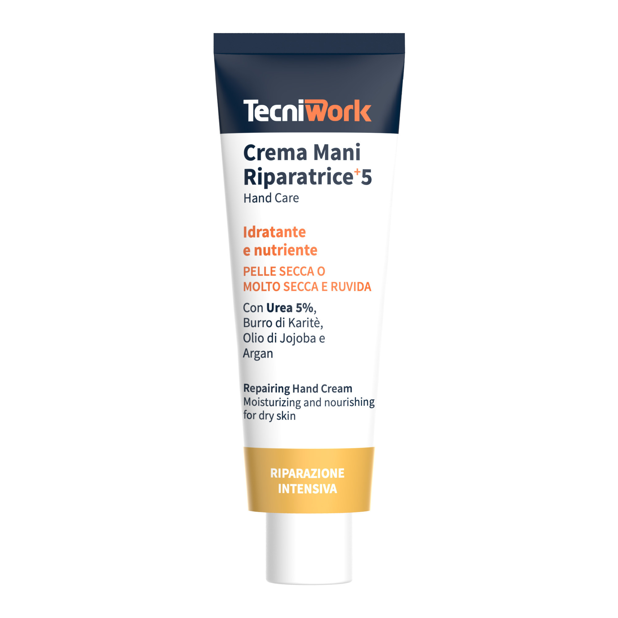 Crema mani Tecniwork Riparatrice con 5% di Urea 50 ml Espositore da 12 confezioni