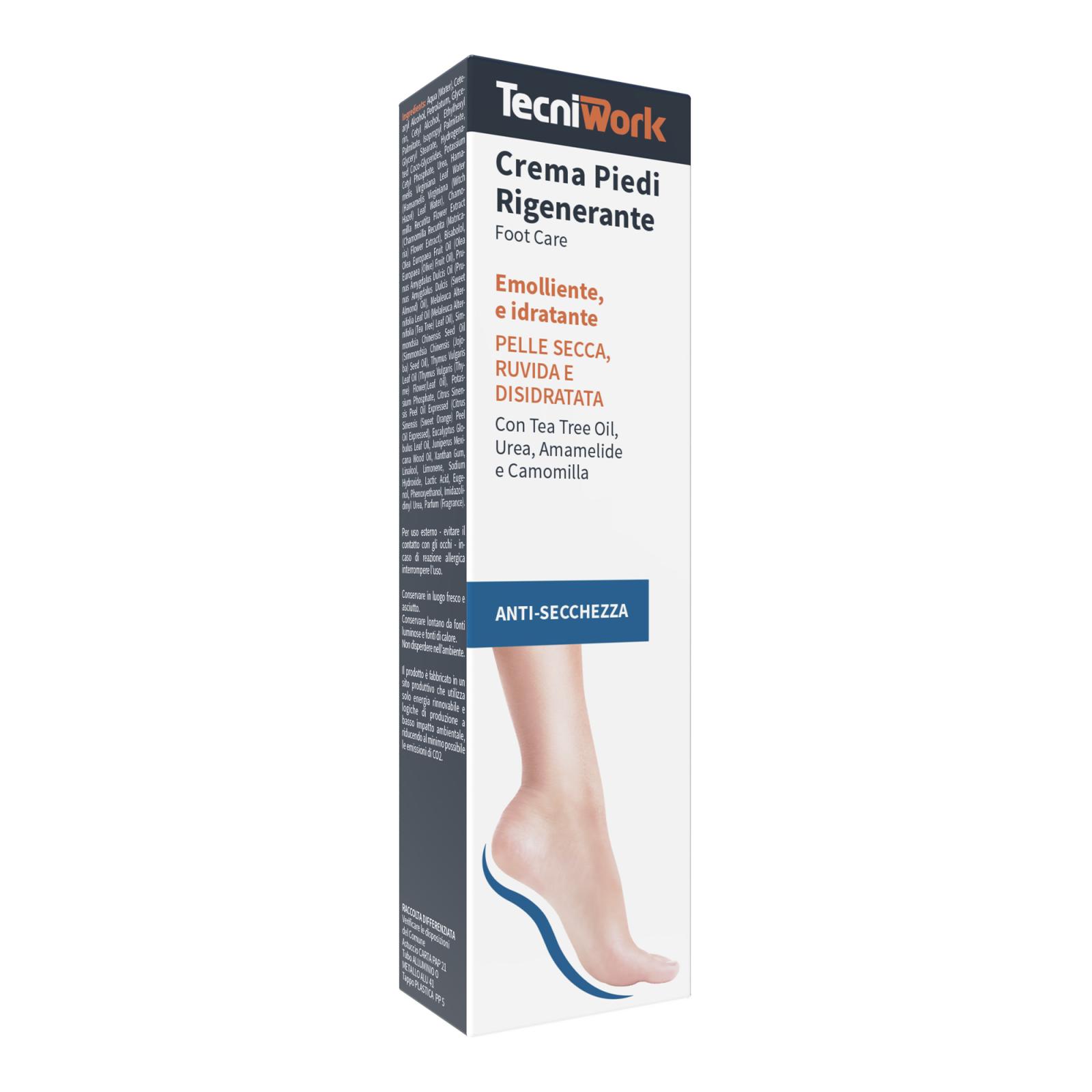 Crema piedi idratante, rigenerante ed emolliente 75 ml Espositore da 12 pz