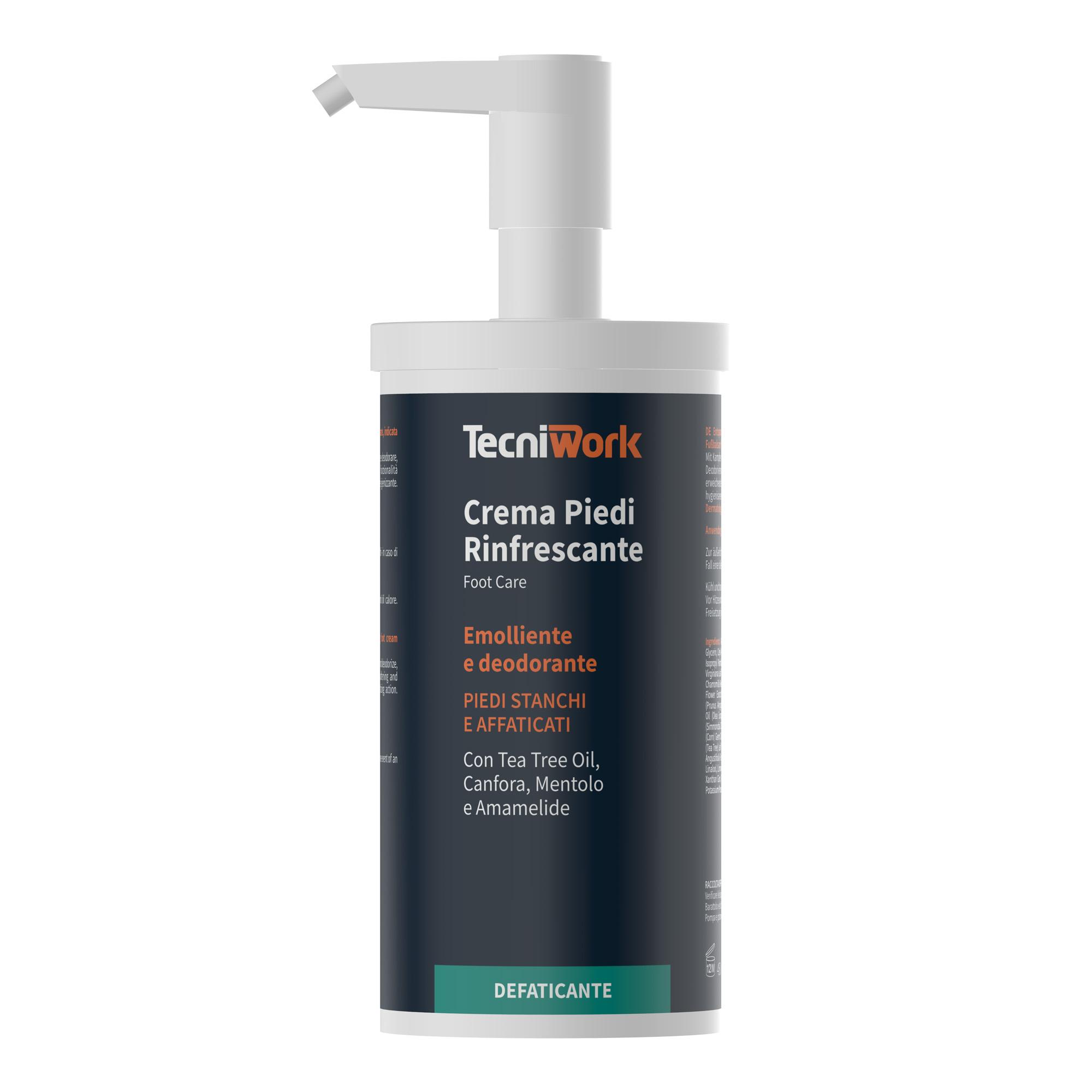 Crema refrescante, emoliente y desodorante para pies, 75 ml. Expositor de 12 unidades.