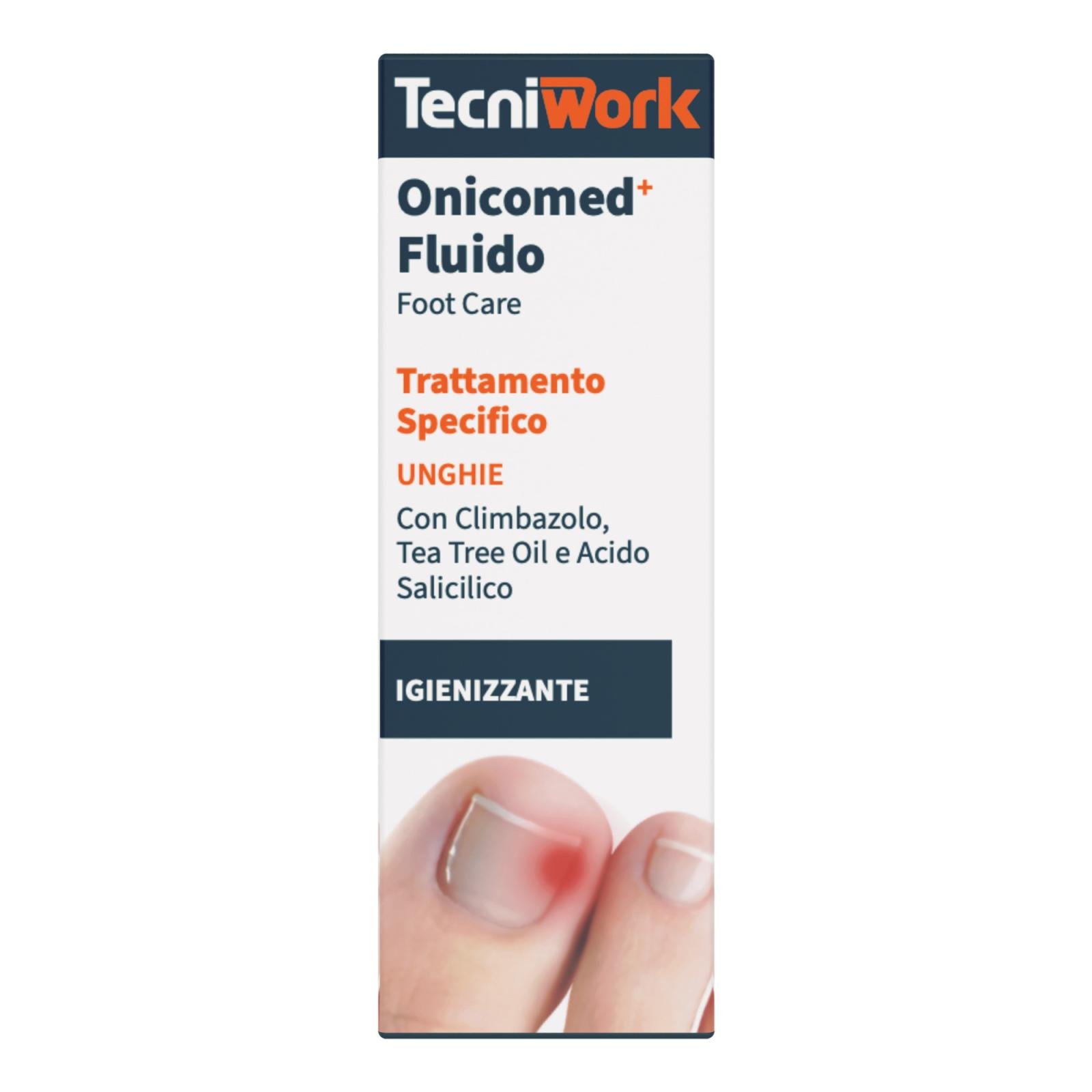 Líquido higienizante para las uñas de los pies Onicomed+ 50 ml Expositor 6 unidades