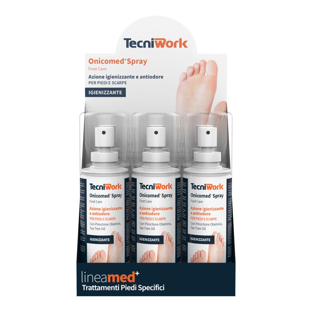 Desodorierendes Fuß- und Schuhdesinfektionsspray Onicomed 100 ml Display 6 Stück