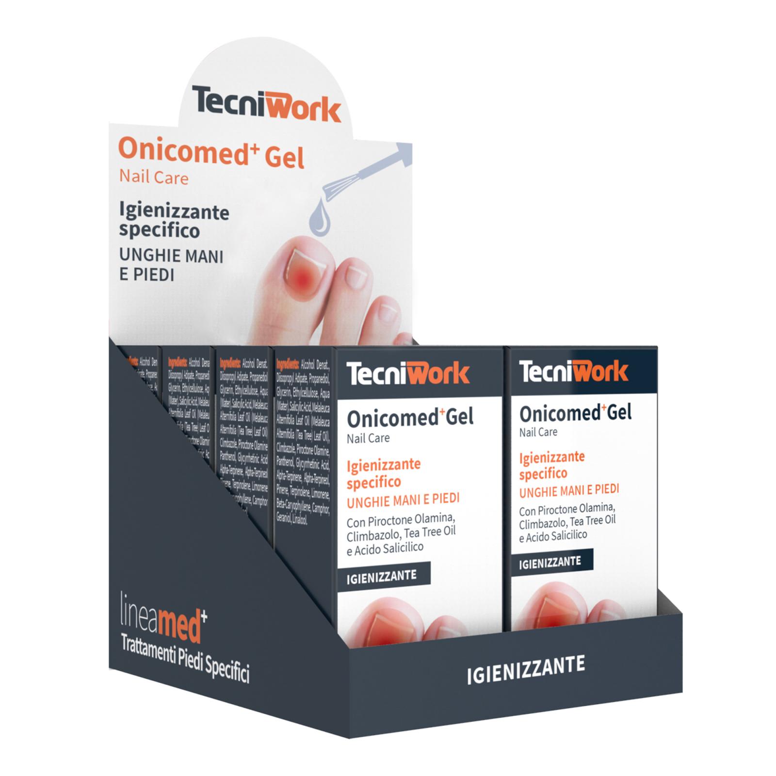 Onicomed+ Toenail and Hand Nail Sanitiser Gel Display 8 pcs