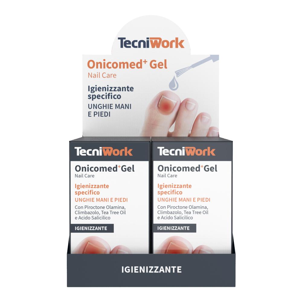 Onicomed+ Toenail and Hand Nail Sanitiser Gel Display 8 pcs