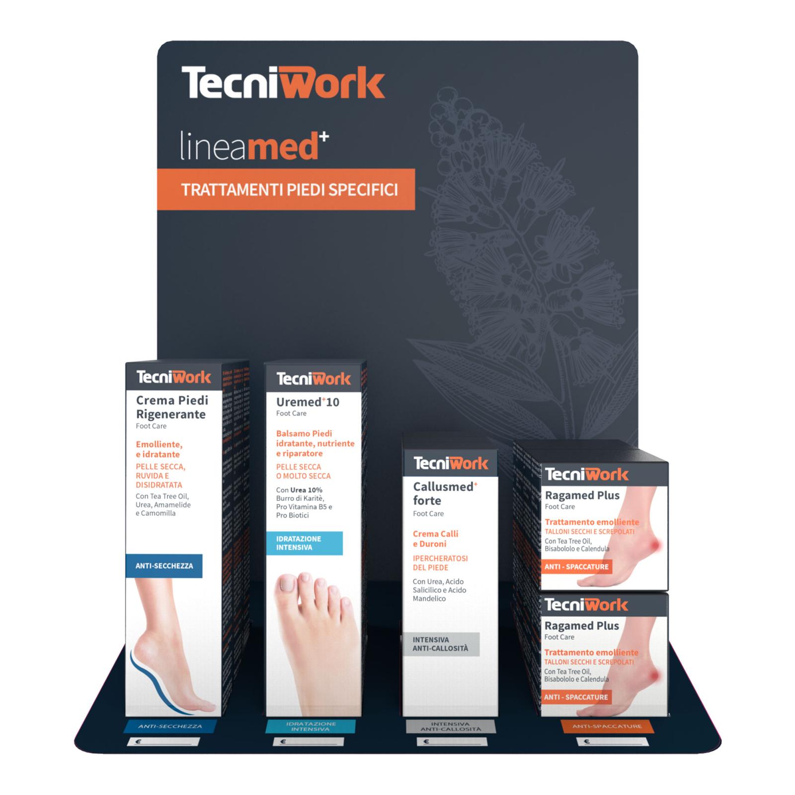 Produits pour les pieds LineaMed+ Présentoir 13 pièces