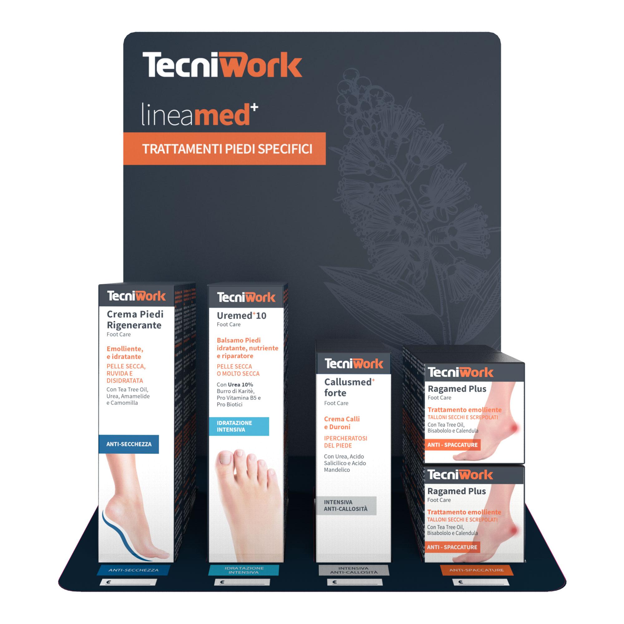 Produits pour les pieds LineaMed+ Présentoir 13 pièces