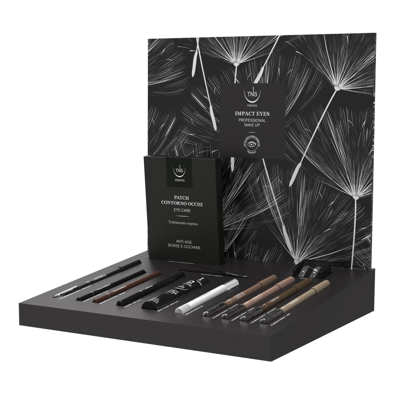 Linea completa Make Up occhi e sopracciglia Espositore da 52 pz