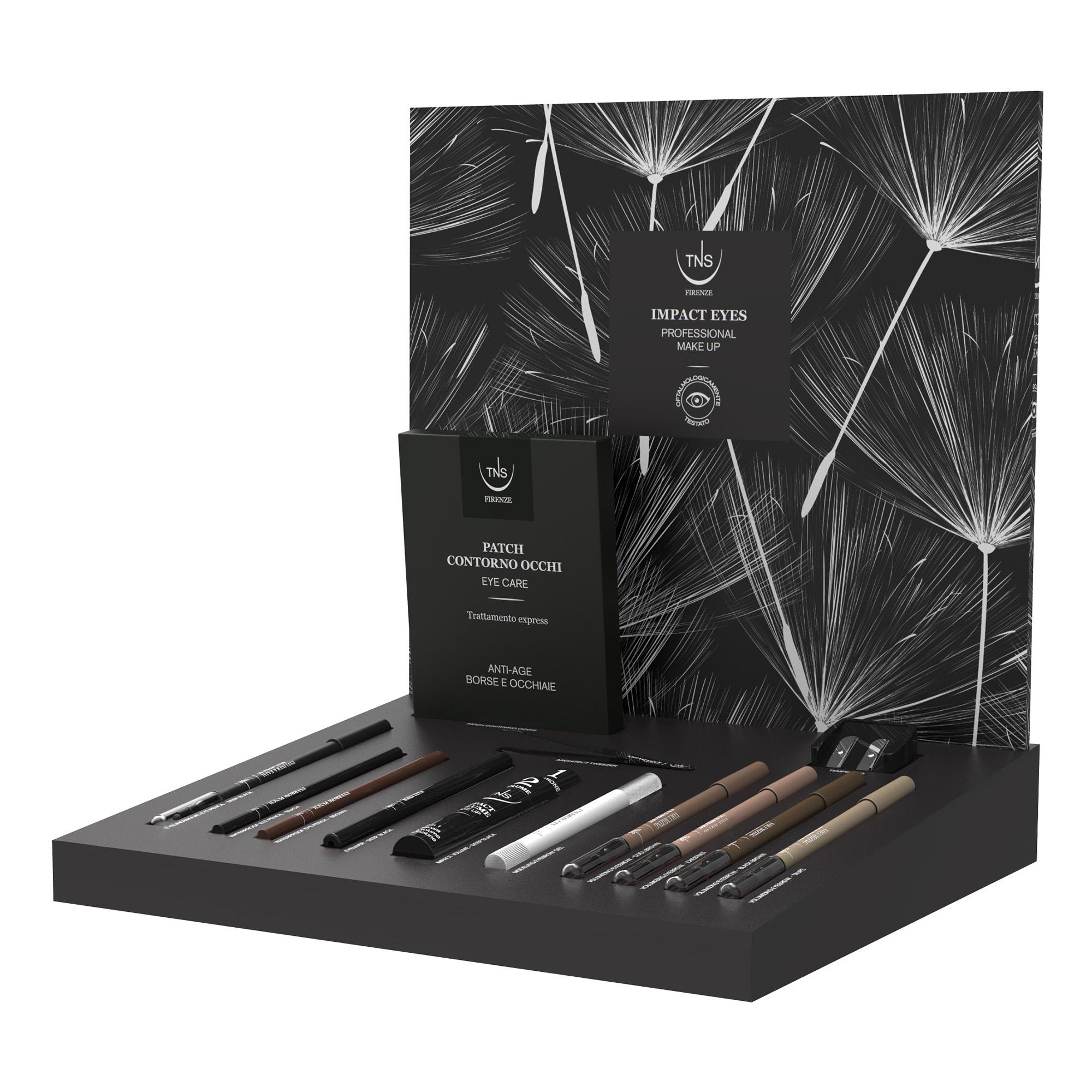 Ligne complète de maquillage des yeux et des sourcils Présentoir de 52 pièces