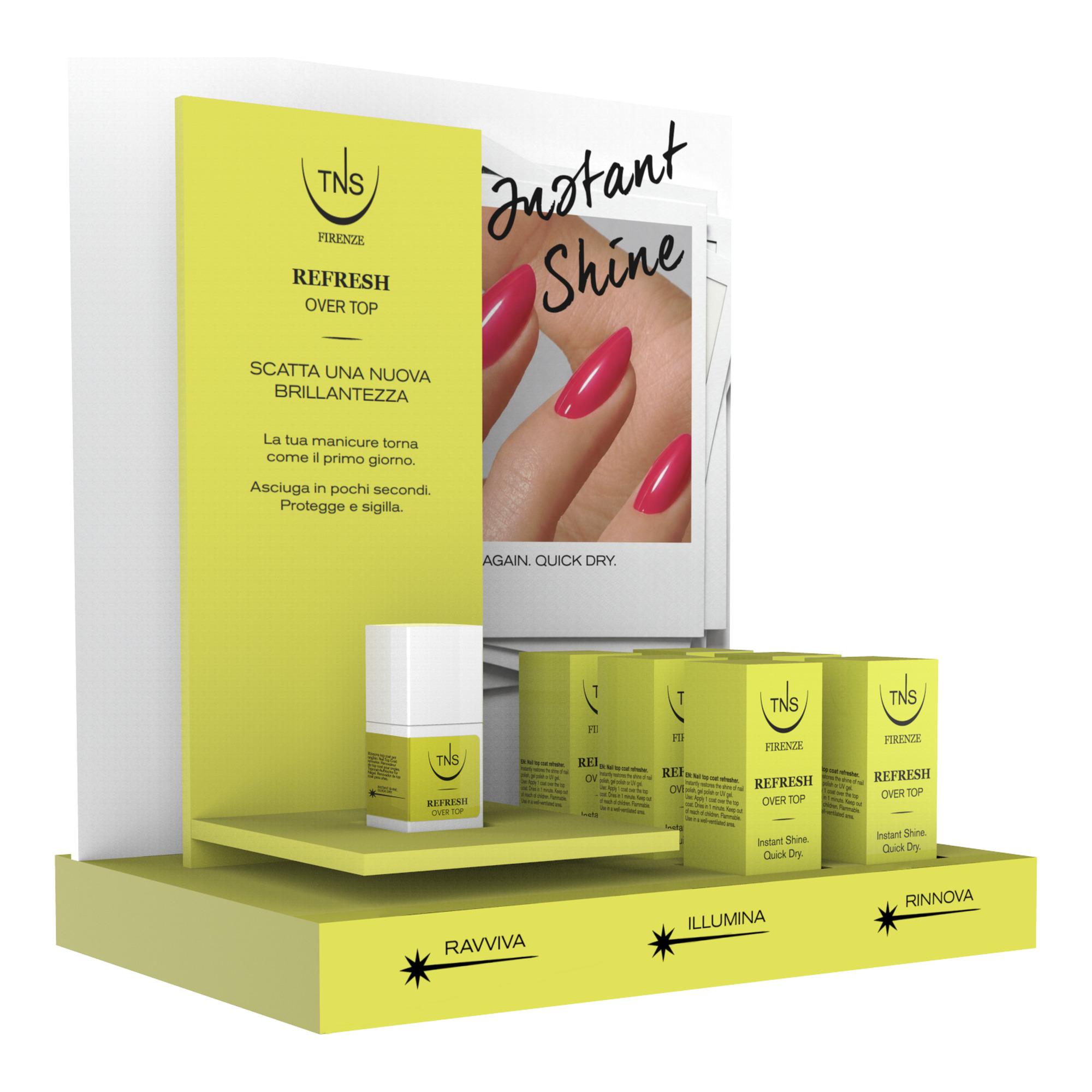 Top Coat „Refresh Over Top“ TNS 5 ml, Display mit 17 Stück
