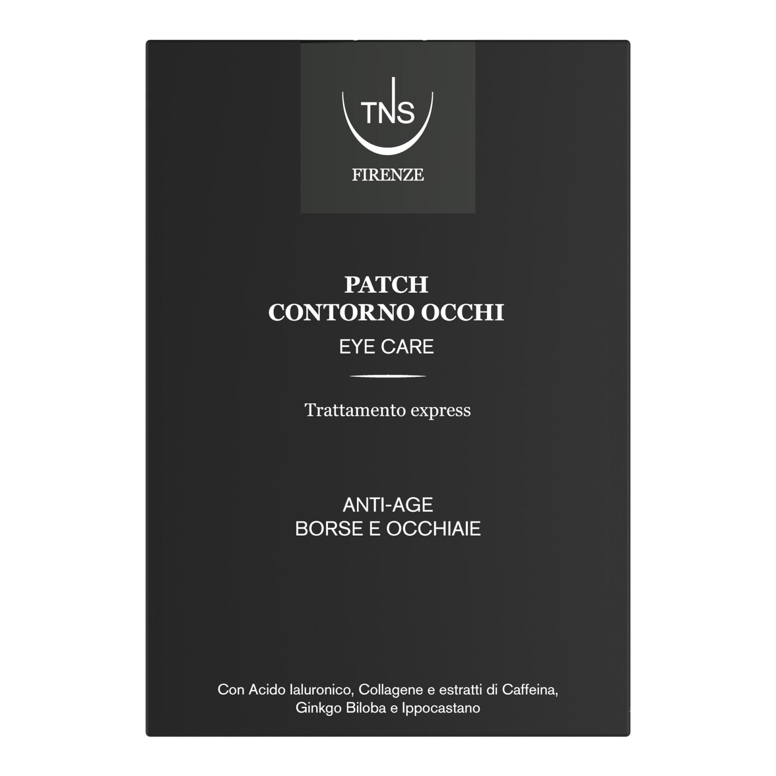 Patch contorno occhi TNS idratante, drenante e tonificante Espositore da 6 confezioni