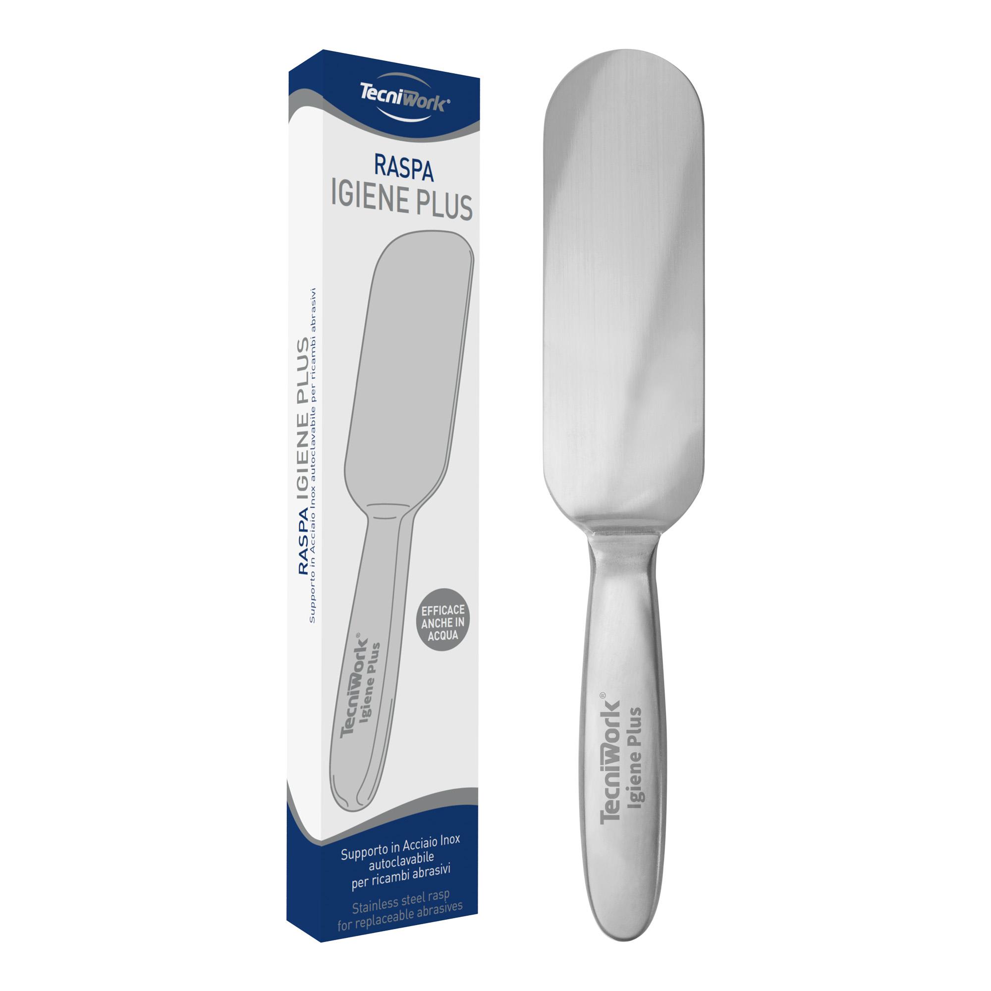 Kit Raspa Higiene Plus con 150 recambios abrasivos en 3 granos diferentes
