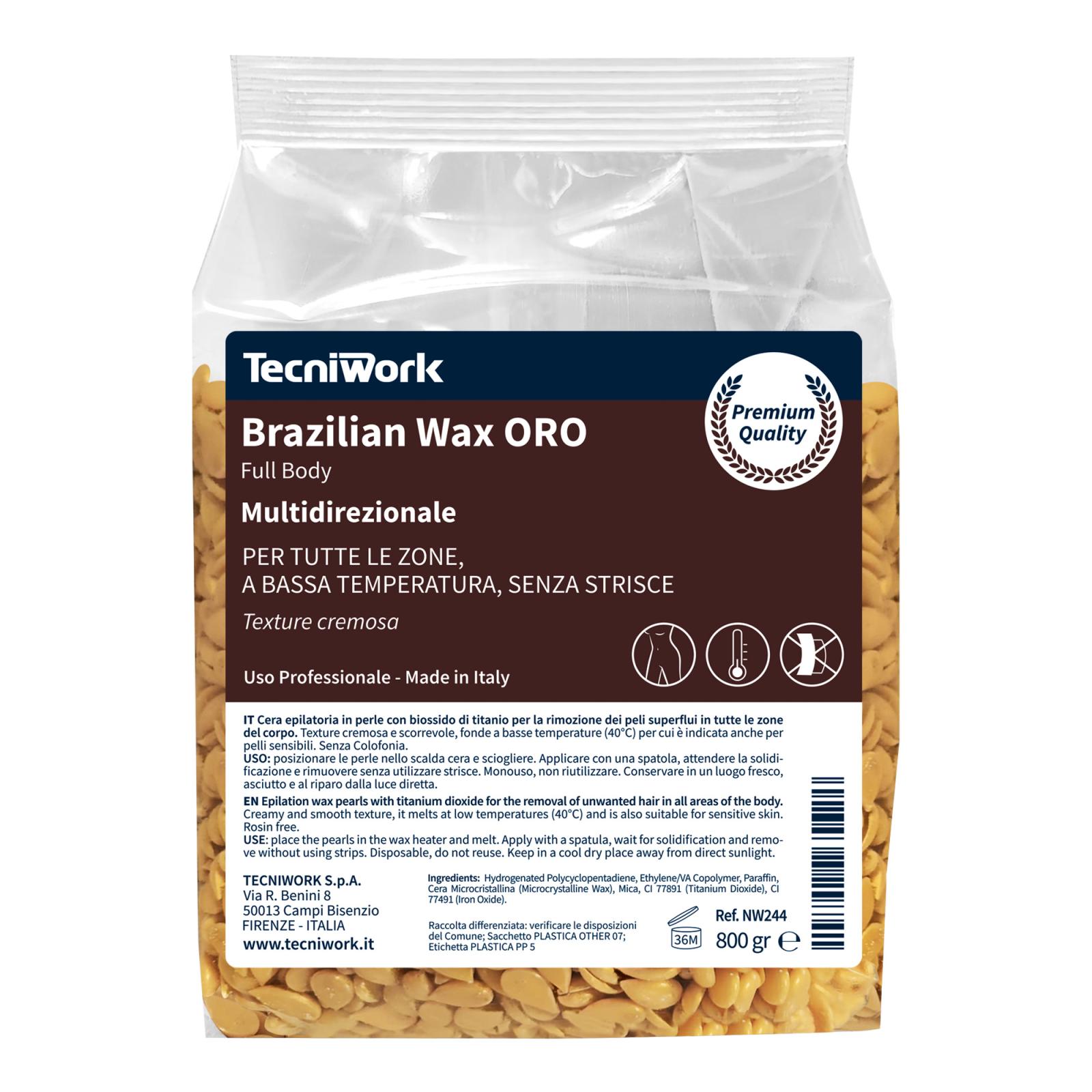Invitación a la prueba de depilación con perlas Brazilian Wax Tecniwork