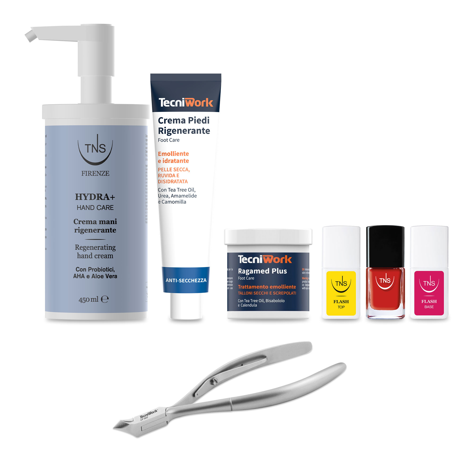 Set di strumenti professionali Tecniwork mani e piedi per scuola di estetica