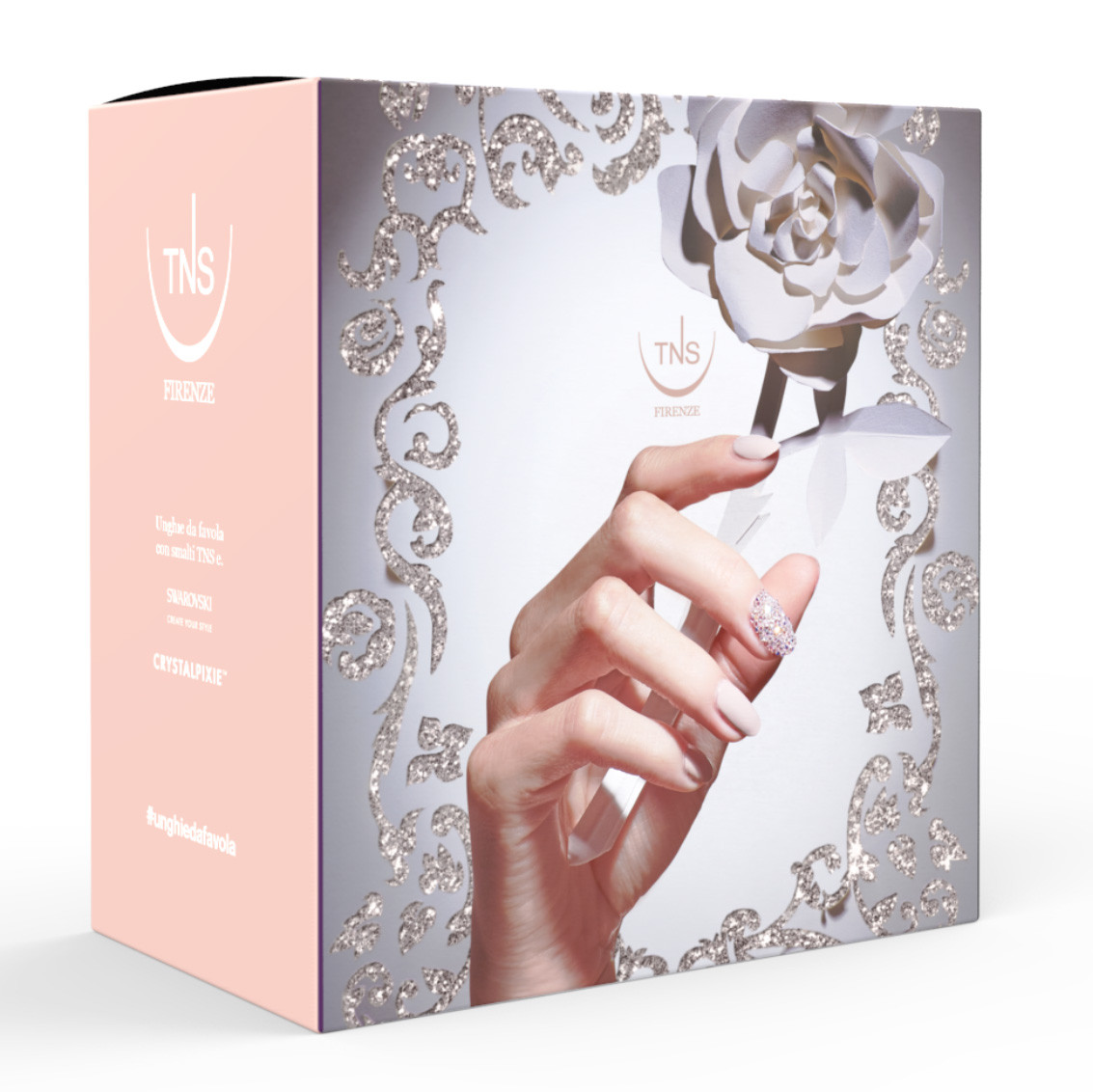 Nail Art Jewels set Swarovski® Crystalpixie Rose Garden with nail polish