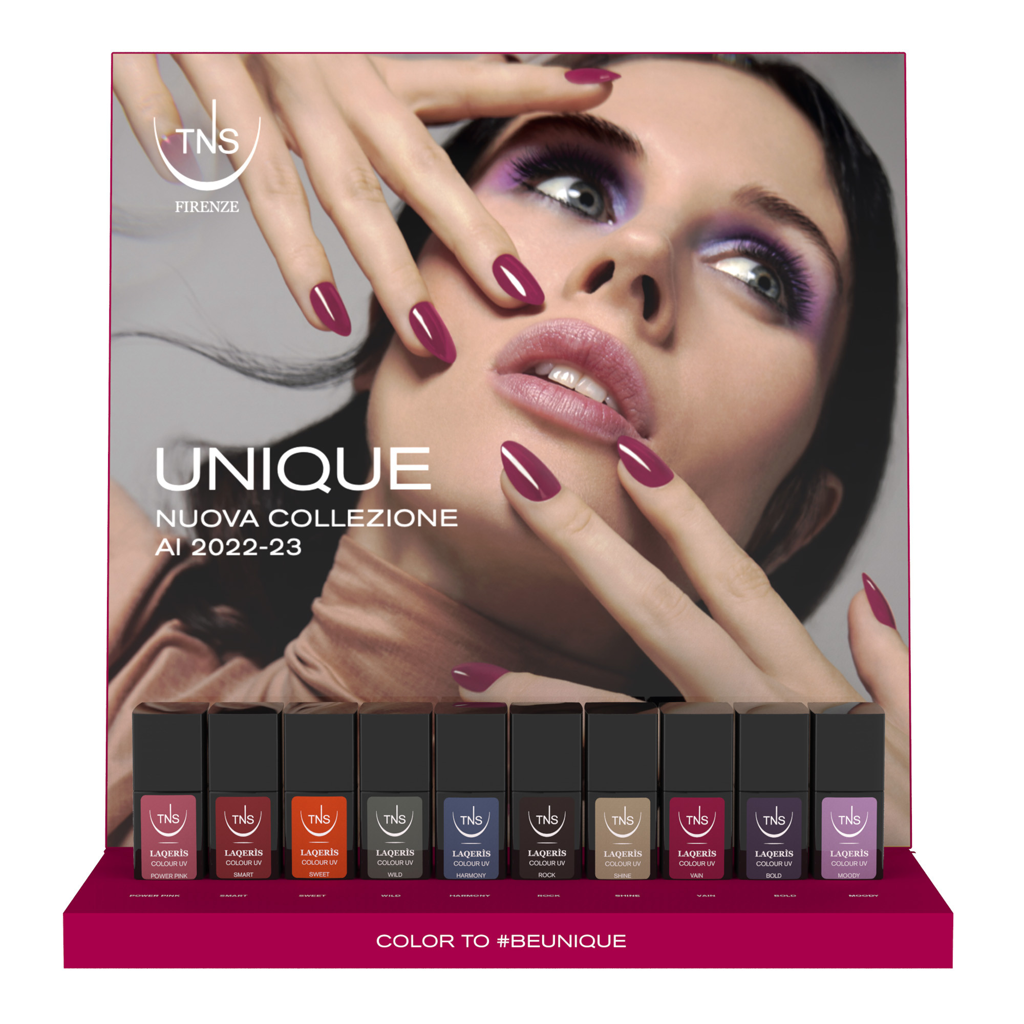 Unique Collection Autumn/Winter 2022 Laqerìs semipermanent and TNS nail polishes 20 pcs