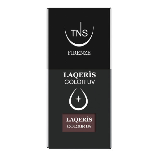 Semi-permanenter Nagellack dunkelbraun Testa di moro 10 ml Laqerìs TNS