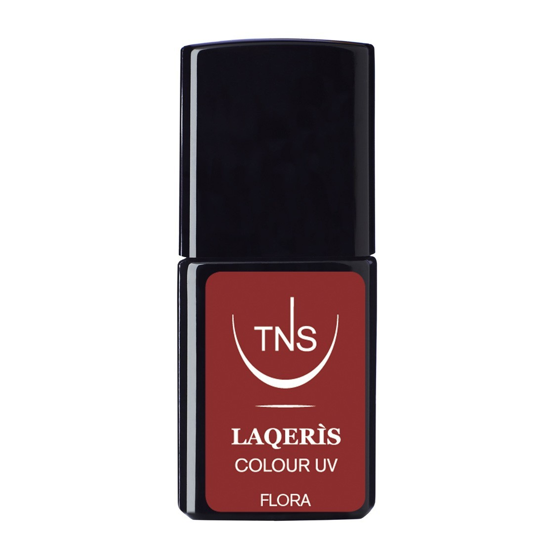 Semipermanent nail polish dark red Flora 10 ml Laqerìs TNS