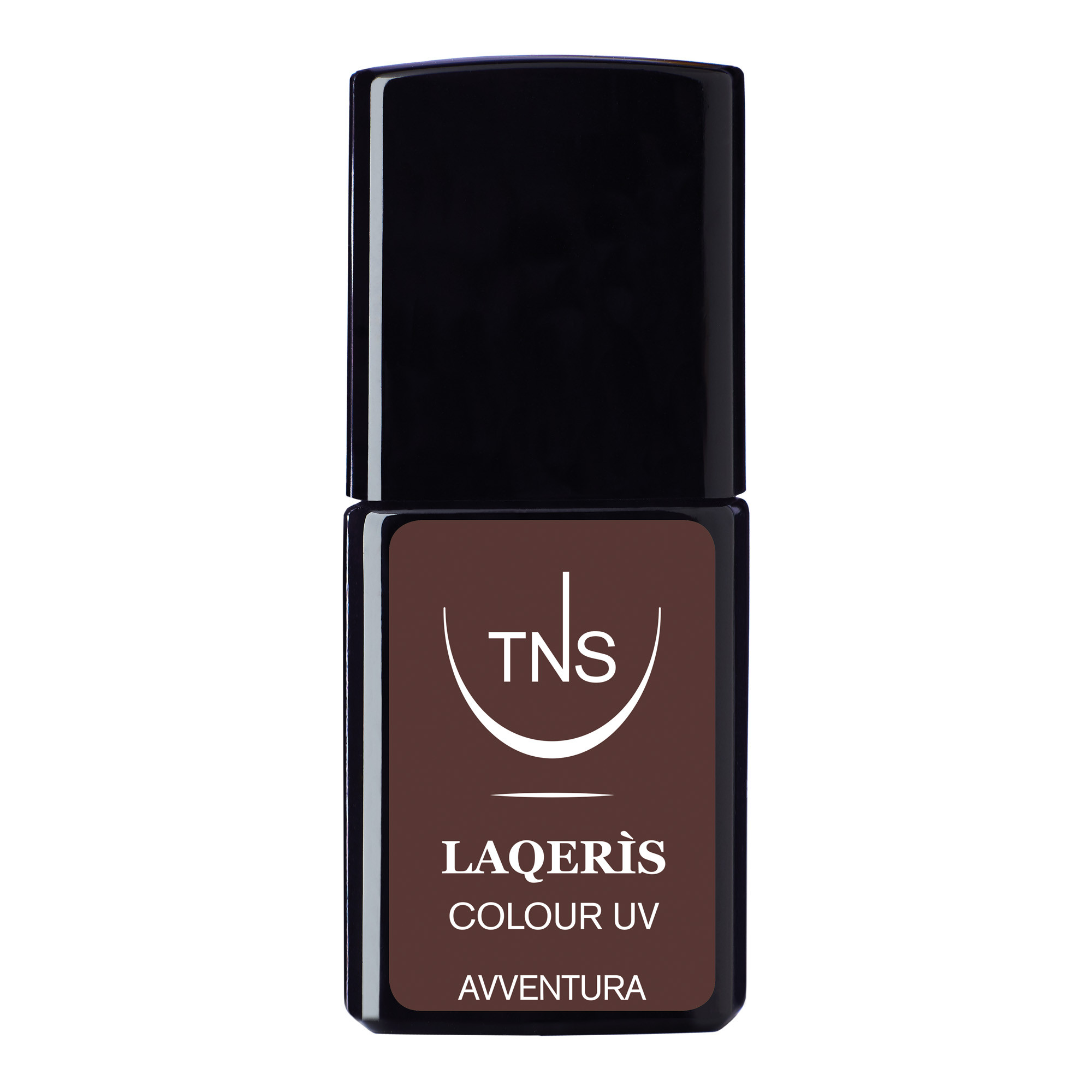 Semi-permanent nail polish brown Avventura 10 ml Laqerìs TNS