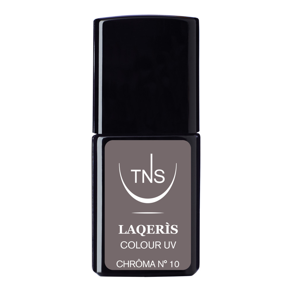 Semi-permanenter Nagellack hellgrau Chroma Nr. 10 10 ml Laqerìs TNS