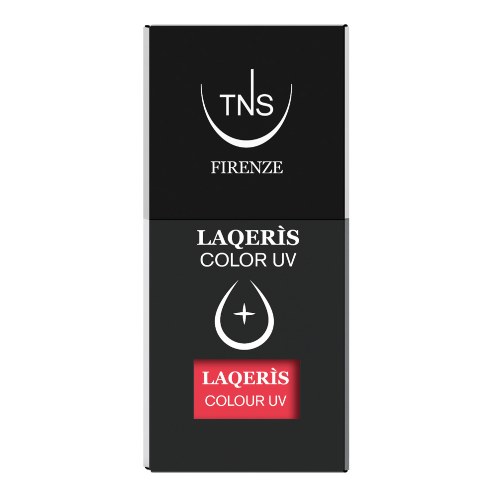 Semi-permanenter Nagellack rosa-orangefarben Sunset 10 ml Laqerìs TNS