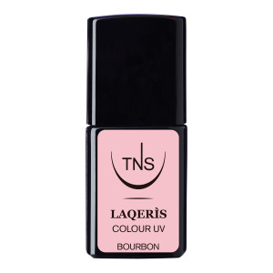 Semi-permanenter Nagellack rosa nude Bourbon 10 ml Laqerìs TNS