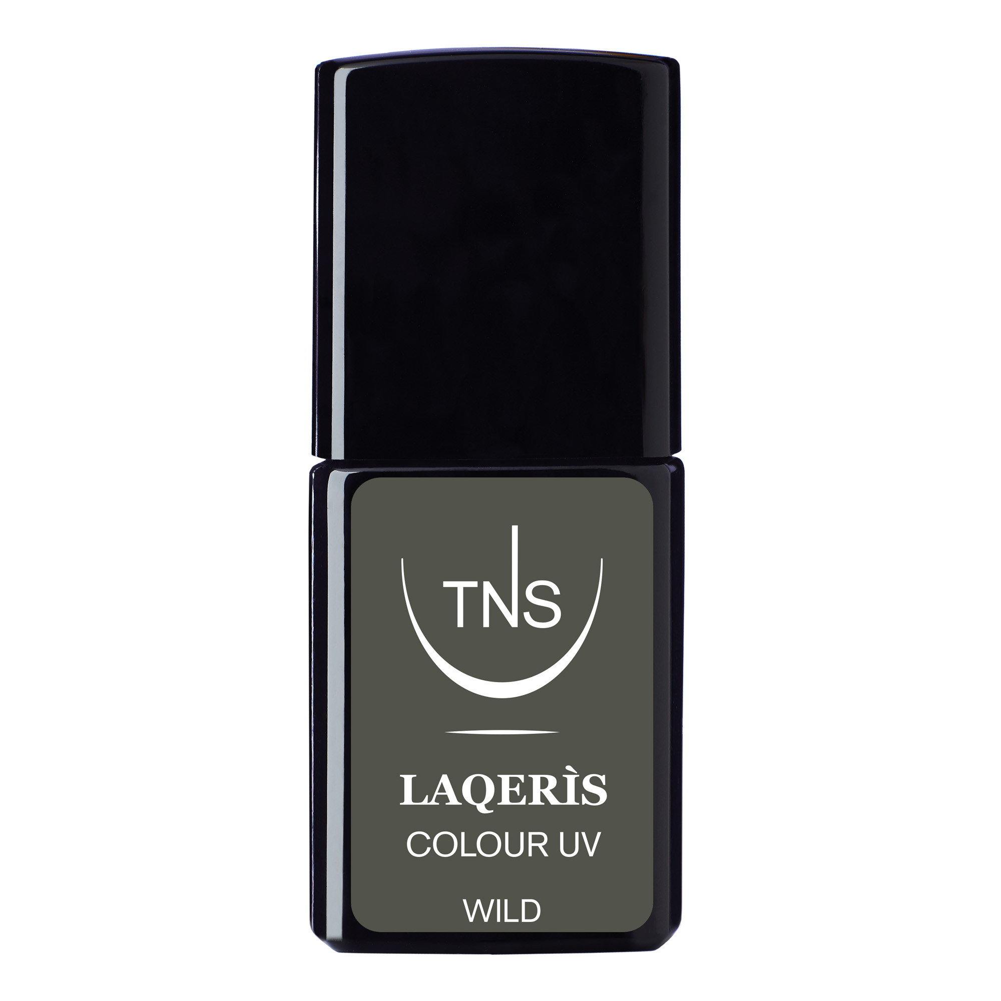 Semi-permanent nail polish Wild dark green 10 ml Laqerìs TNS