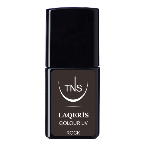 Semi-permanent nail polish dark brown Rock 10 ml Laqerìs TNS