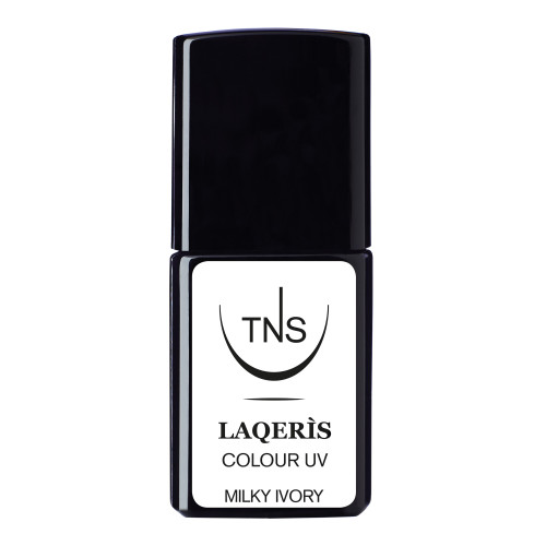Semi-permanent white nail polish Milky Ivory 10 ml Laqerìs TNS