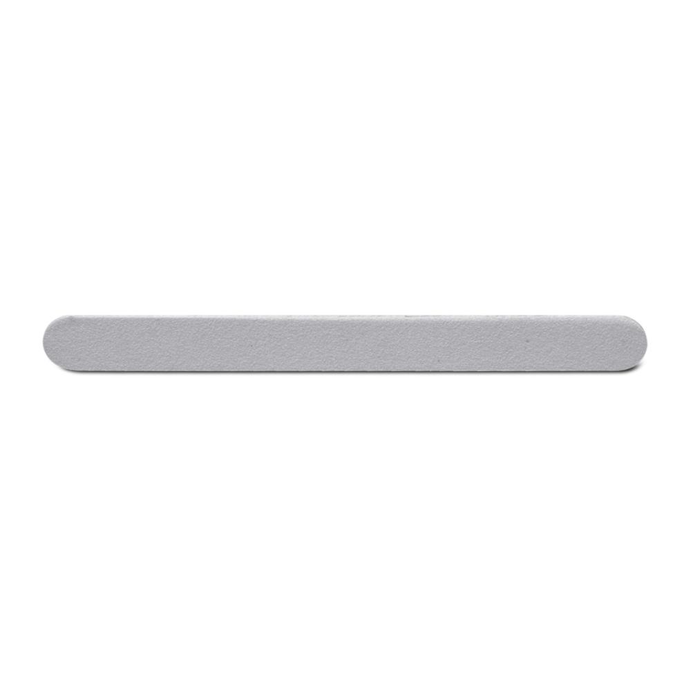 White professional file grit 180/180 White Straight 5 pcs.