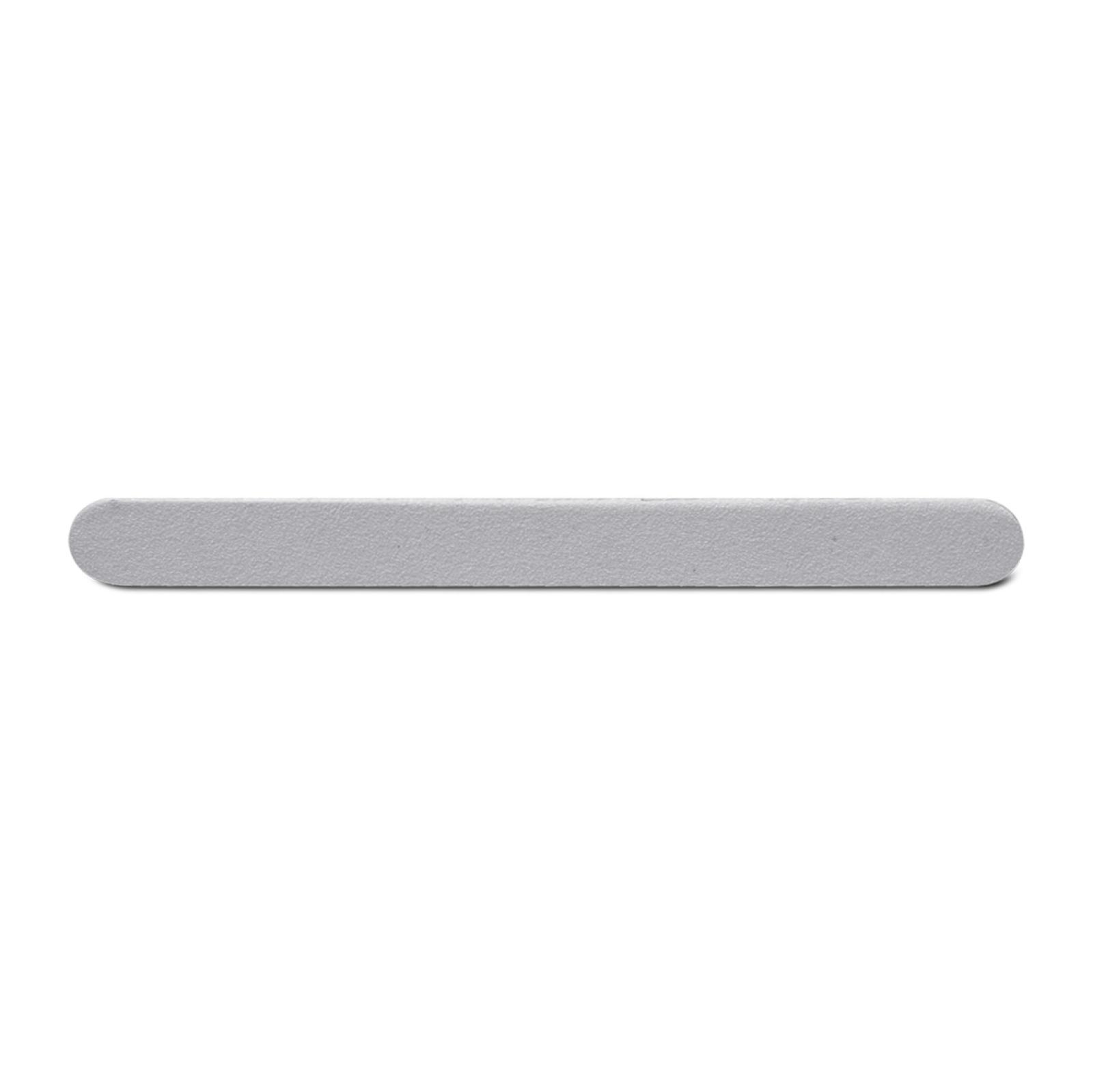 White professional file grit 180/180 White Straight 5 pcs.