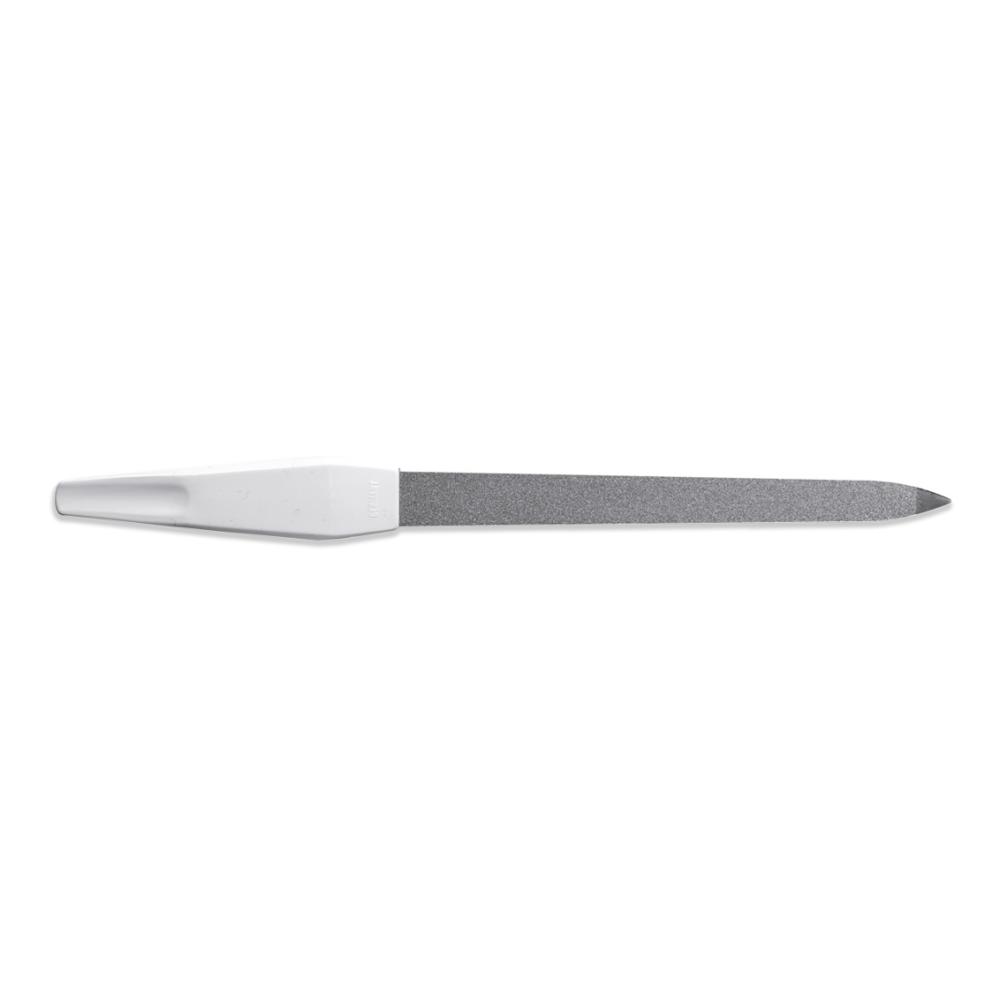 Lima professionale diamantata con manico in plastica e punta in Acciaio Zafiro 18 cm