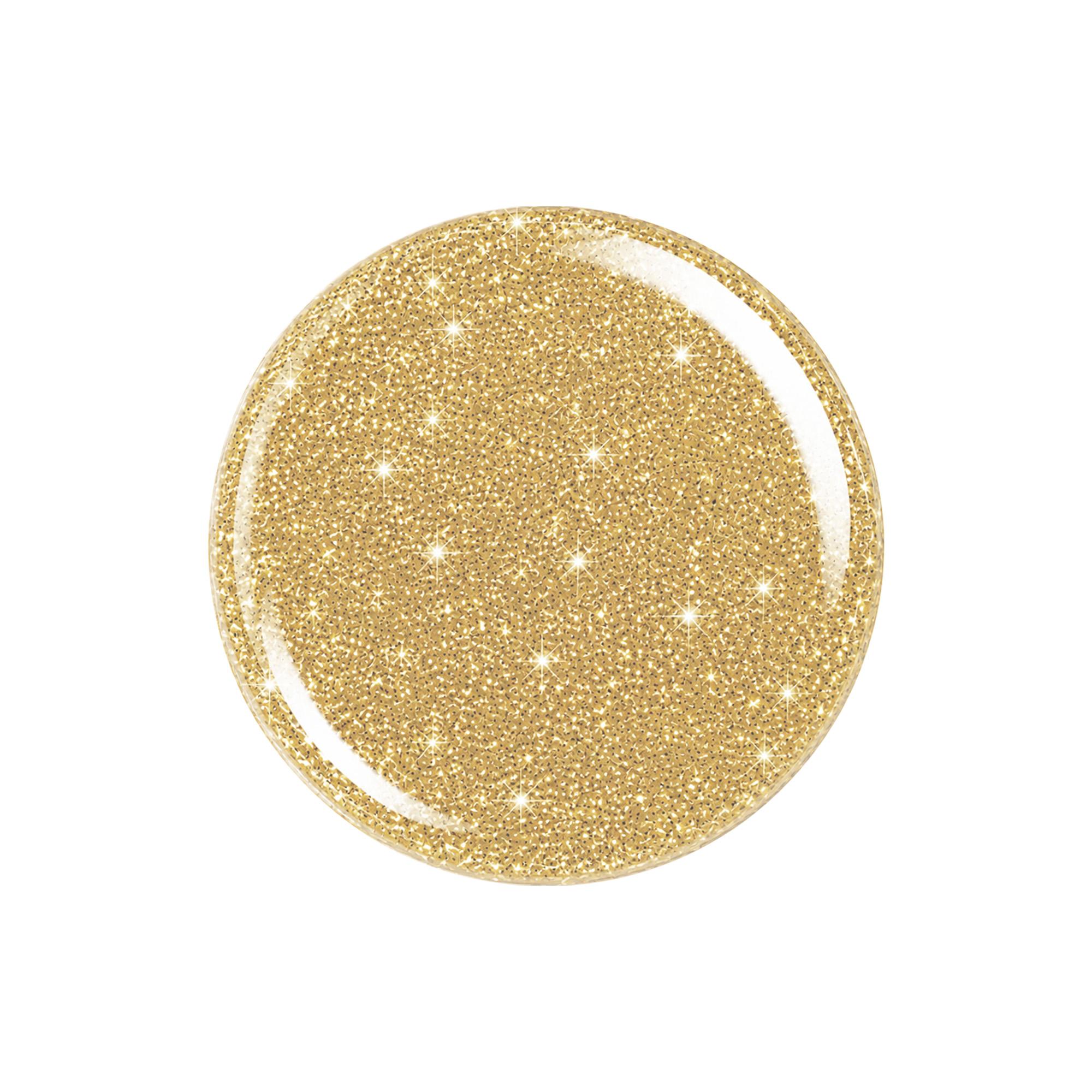 UV-Topcoat „Gold Shimmer“ für semipermanenten Nagellack von Laqerìs Studio TNS, 10 ml
