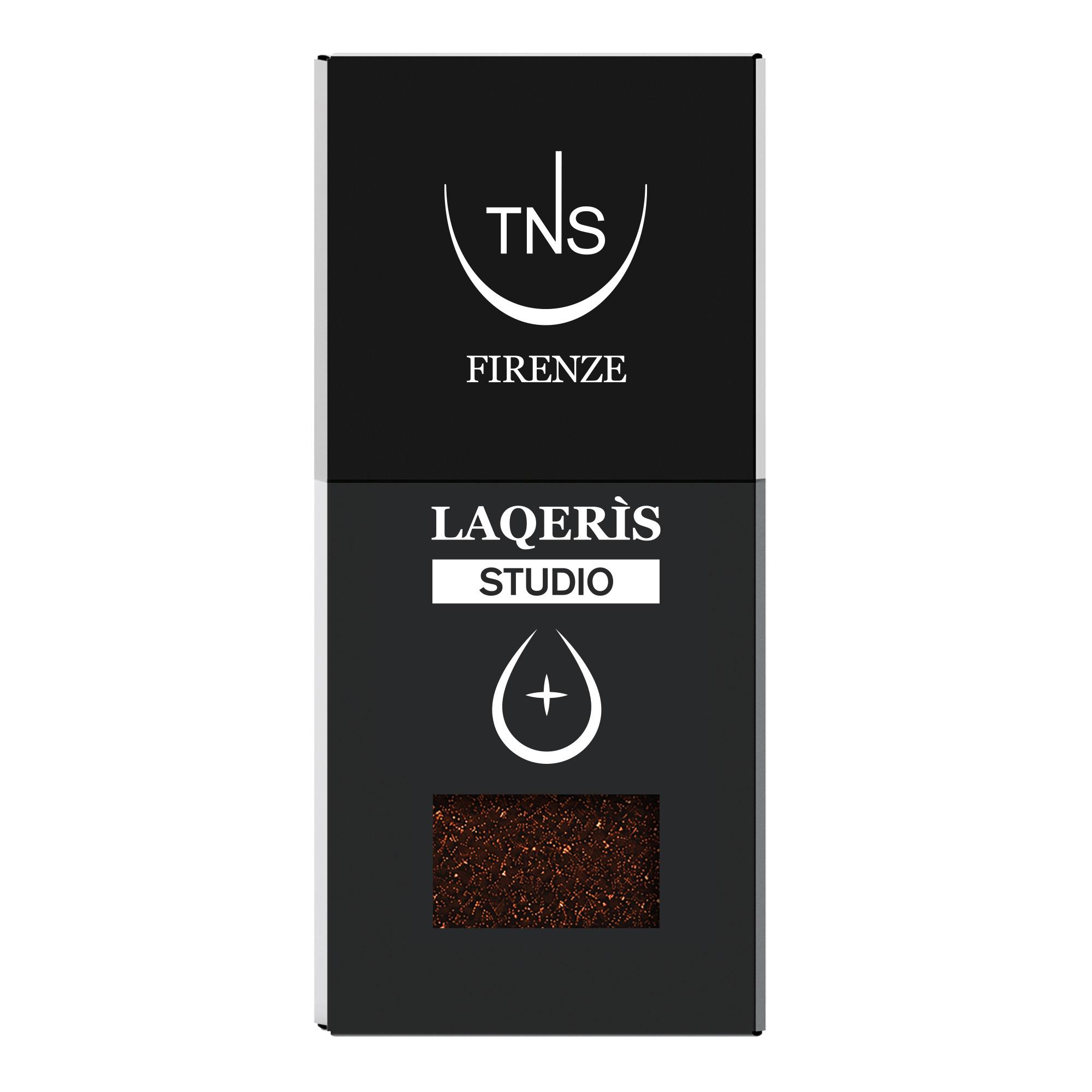 Smalto semipermanente Choco Copper marrone ramato perlescente 10 ml Laqerìs Studio TNS