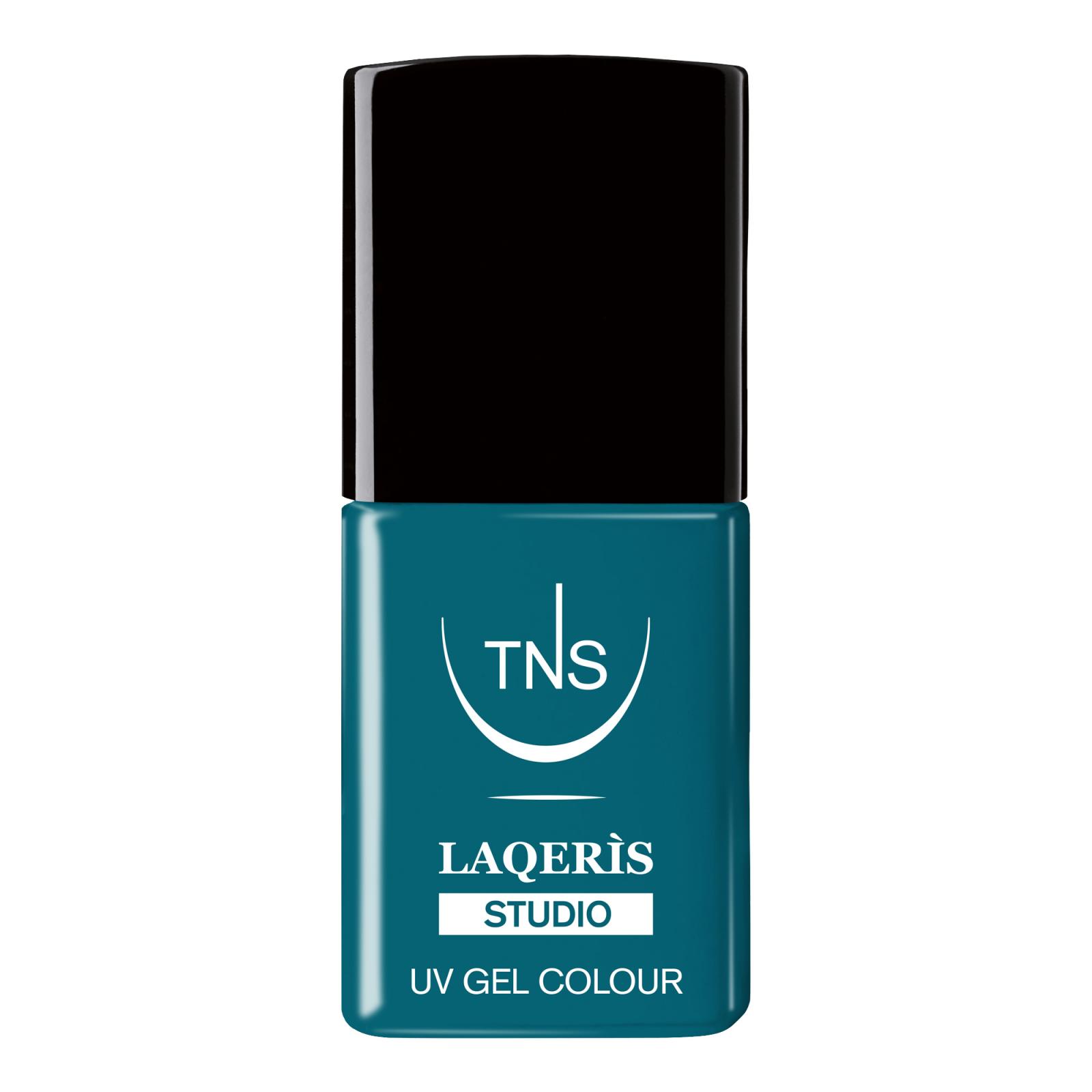 Vernis semi-permanent Teal Noir vert sarcelle Laqerìs Studio TNS 10 ml