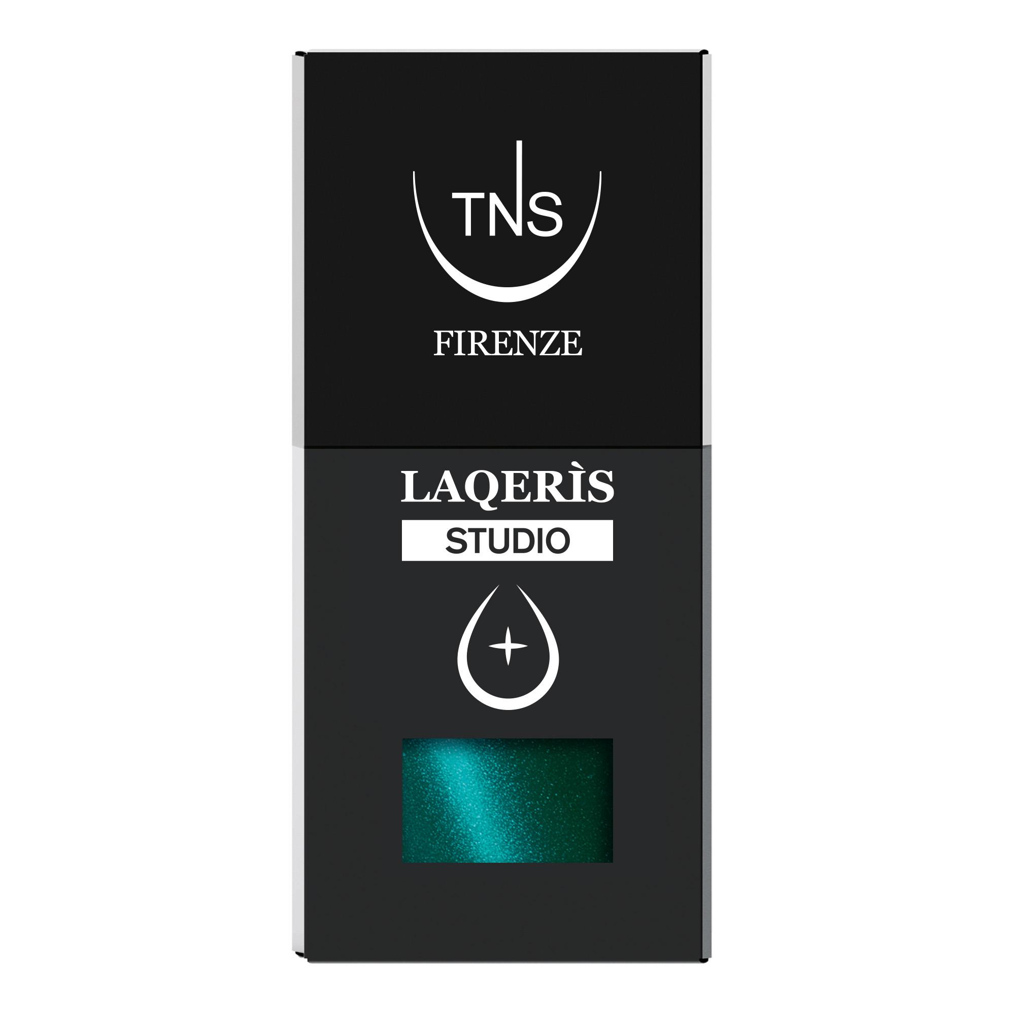 Magnetic Green semi-permanent nail polish, 10 ml, Laqerìs Studio TNS
