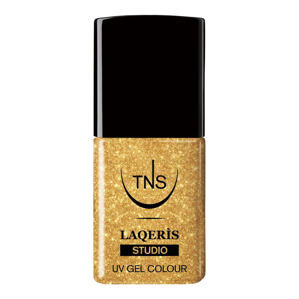 Semipermanenter Nagellack Glitter Gold Gold Laqerìs Studio TNS 10 ml