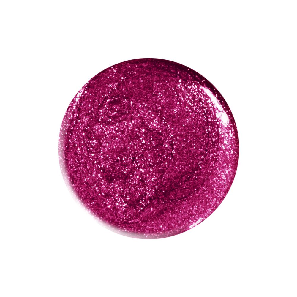 Semi-permanent nail polish Glitter Burgundy burgundy with glitter Laqerìs Studio TNS 10 ml