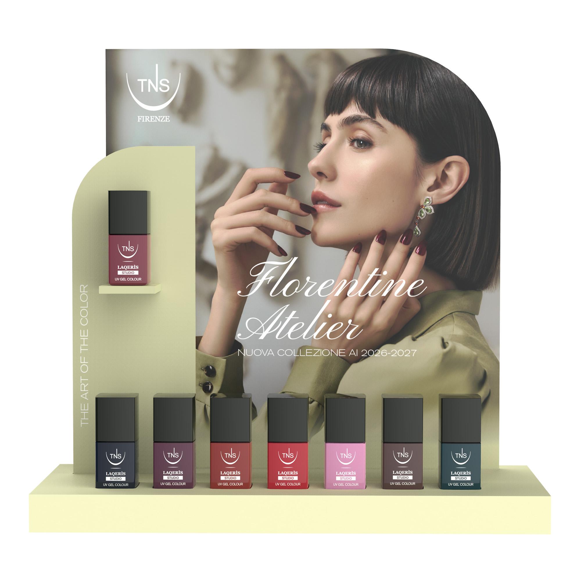 Florentine Atelier Automne/Hiver 2026-2027 Laqerìs Studio semi-permanent et vernis TNS, 26 pièces