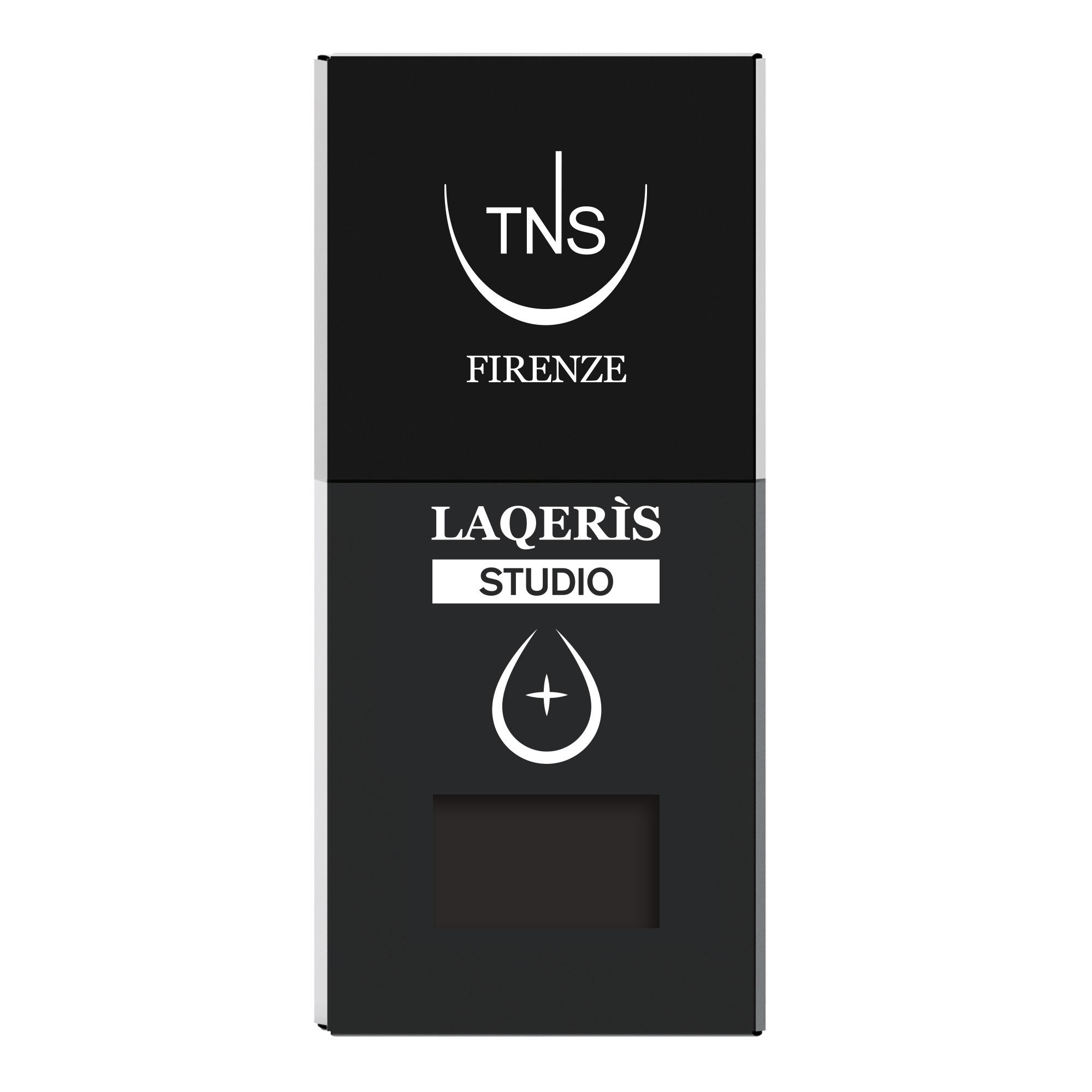 Semipermanenter Nagellack Teatro Real schwarz Laqerìs Studio TNS 10 ml