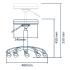 Tabouret professionnel Round
