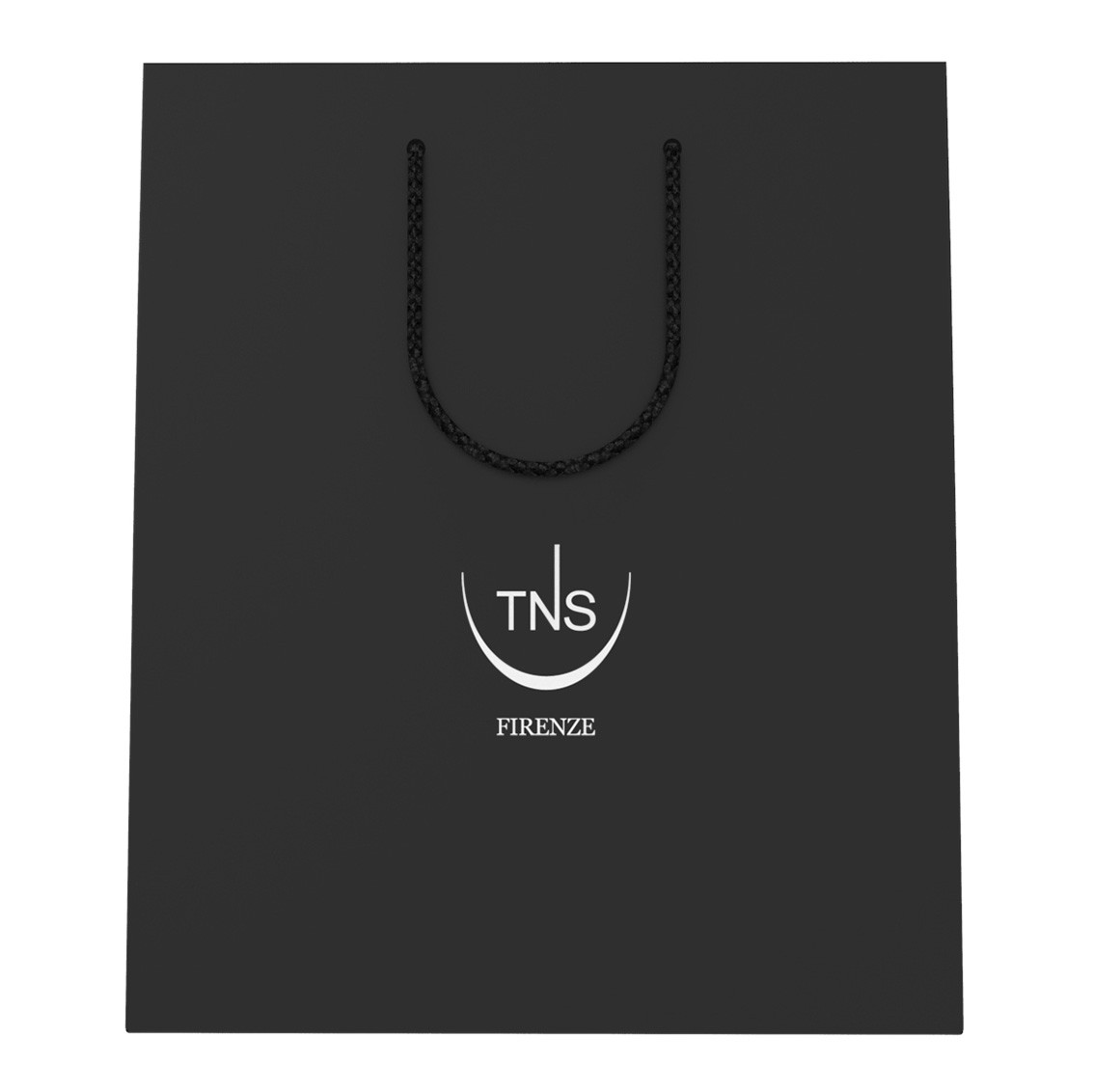 TNS black shopping bag 22 x 28 cm 1 pc