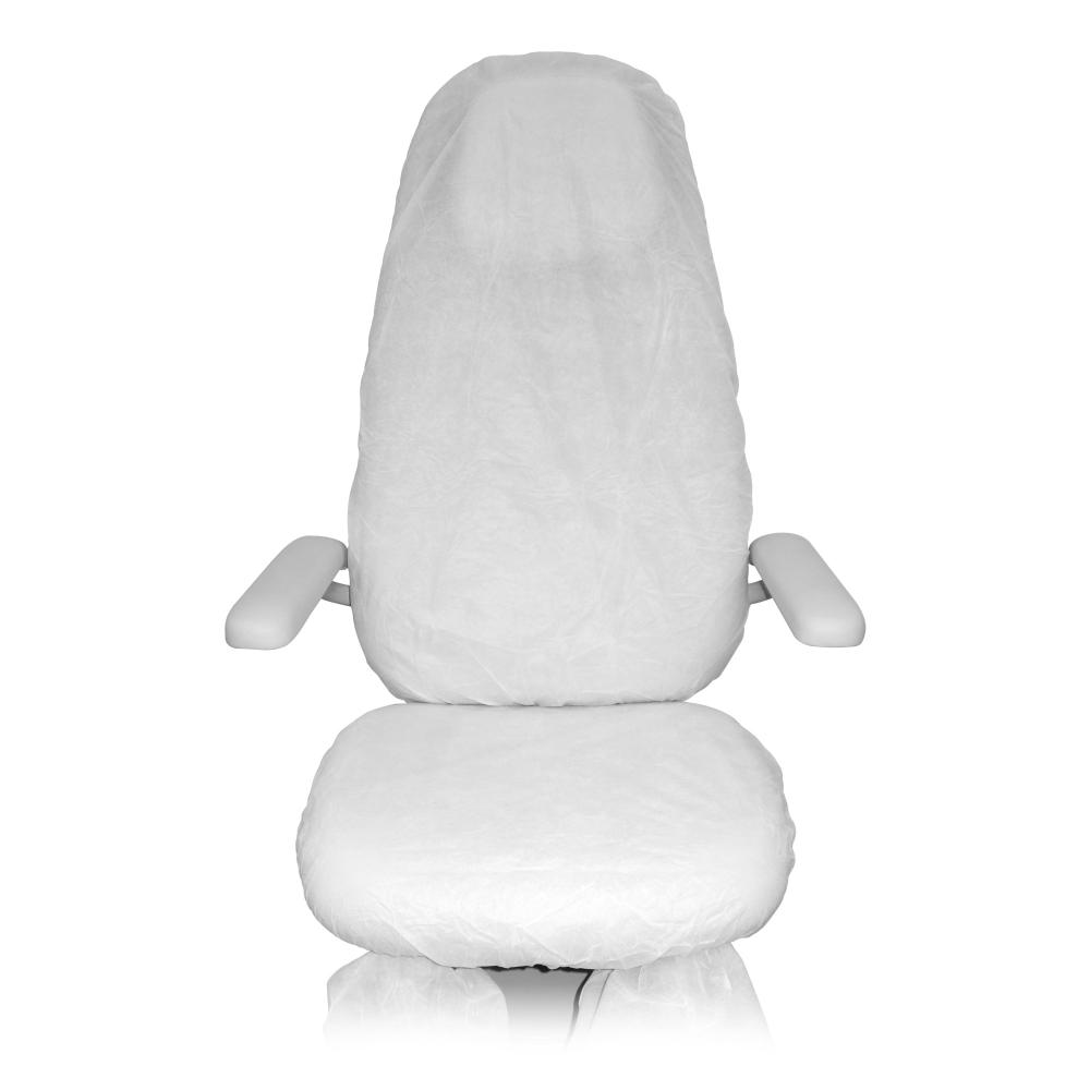 Housse de siège et de dossier jétable pour fauteuil en TNT 10 pcs
