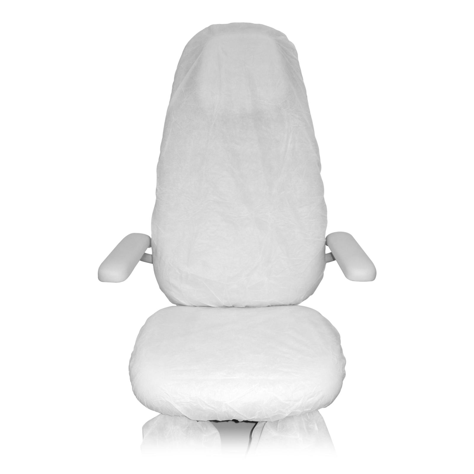 Fundas desechables para asiento y respaldo de sillón en TNT, 10 unidades.
