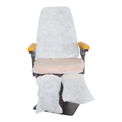 Einweg-Sitz- und Rücklehnenbezug aus Vlies für Fußpflegestuhl 10 Stück