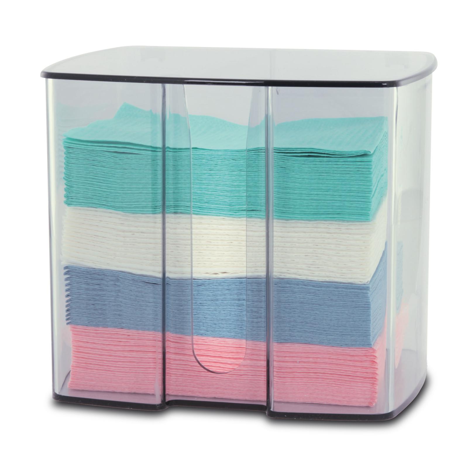 Dispenser for disposable towels and napkins