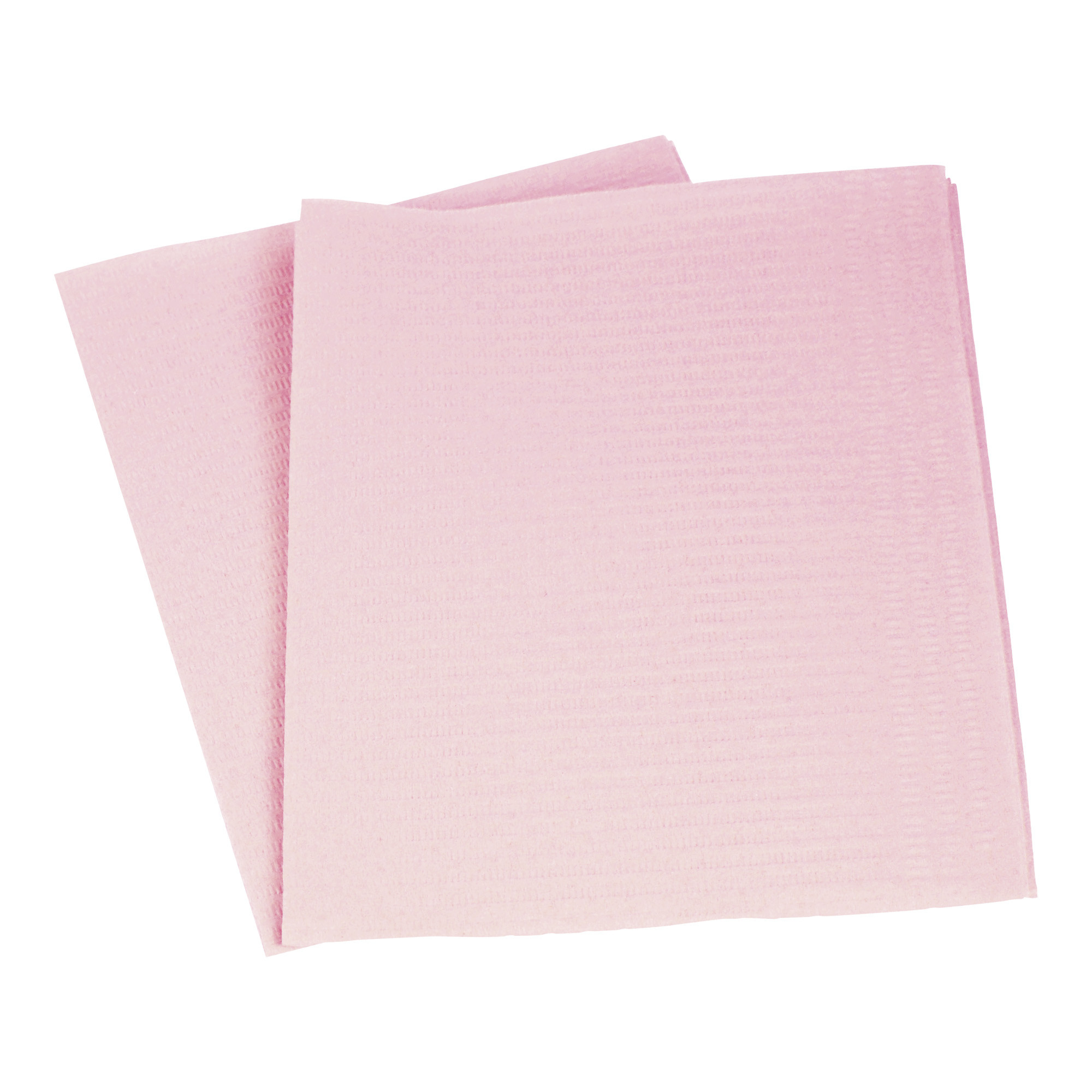 Serviettes jetables rose absorbantes et résistantes aux liquides  33 x 45 cm 500 pc