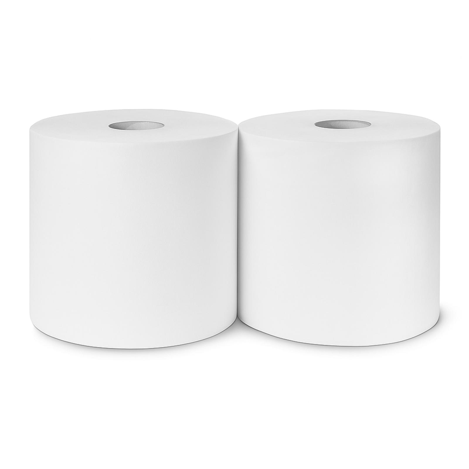 Rollos de toallas de papel de celulosa pura, 800 hojas, 2 unidades