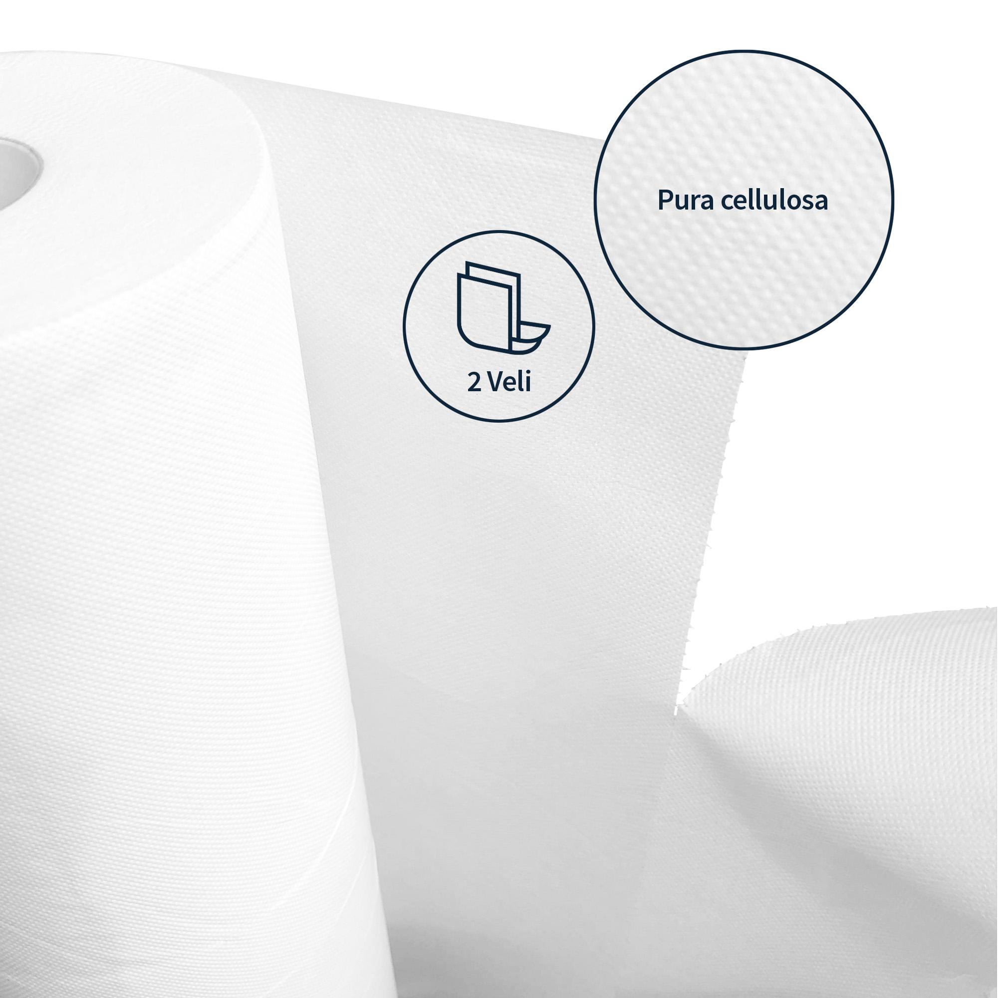 Cellulose disposable cover sheet for massage bed 60 cm x 55 m 6 pcs