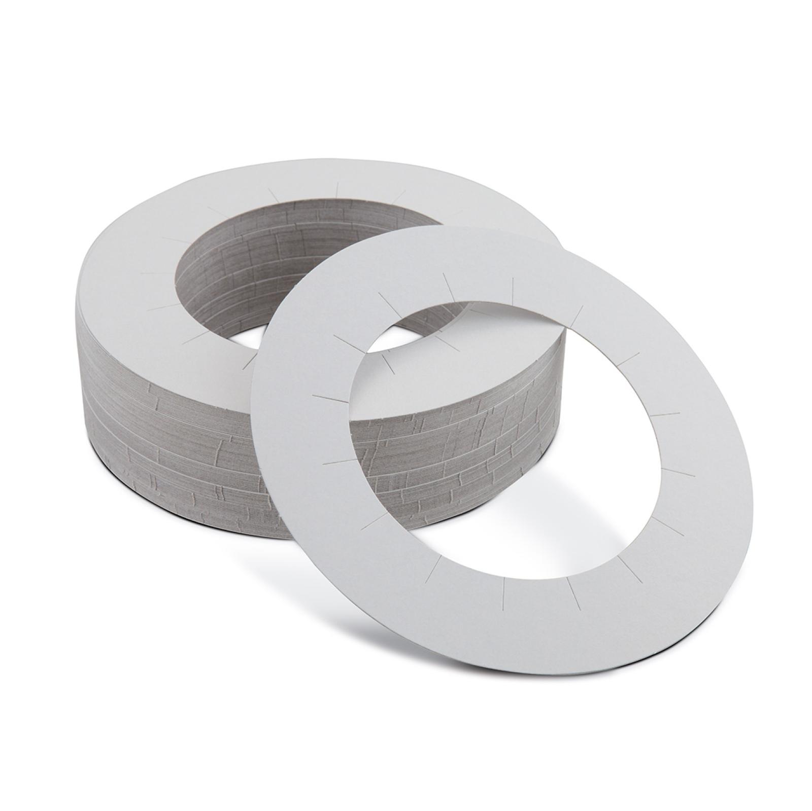 Collares de papel para calentadores de cera, 100 unidades